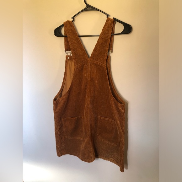 Rewash Brown Corduroy Overall Dress - Picture 2 of 4